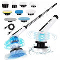 Electric Spin Scrubber in use on floor
