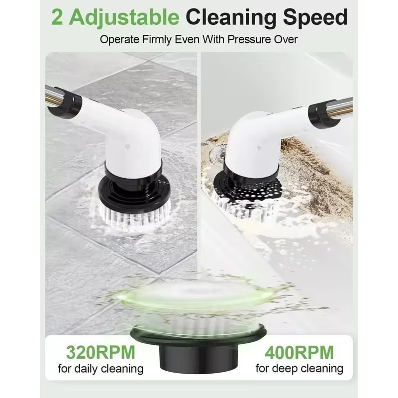 Electric Spin Scrubber full kit - UK Stock
